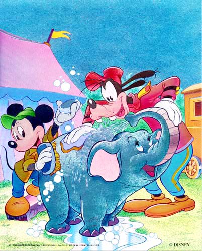 Mickey Maus und Freunde Bild 21x26 cm