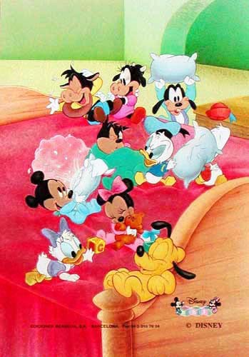 Disney Babys Kissenschlacht Postkarte 