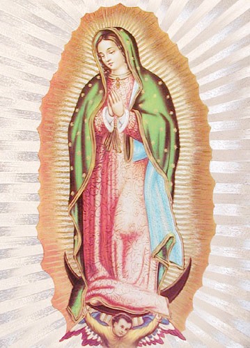 Dufex Alubild 16x21 cm: The Virgin of Guadalupe