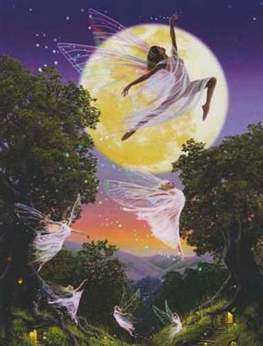 Moon Fairies Alu Bild