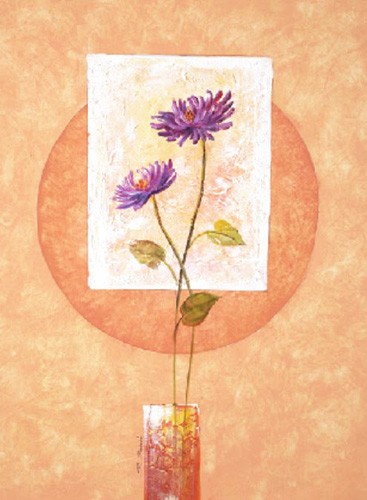 Blumen, Flores Sobre Cuadrado I, S. Sauci