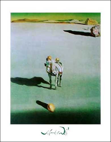 Kunstdruck 50x70 cm: Le Devenir Geologique, Dali Salvador