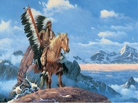 Dufex Alubild 16x21 cm: Path of Dreams, Richard Luce (Indianer) Dufex Alubild 16x21 cm: Path of Dreams, Richard Luce (Indianer)