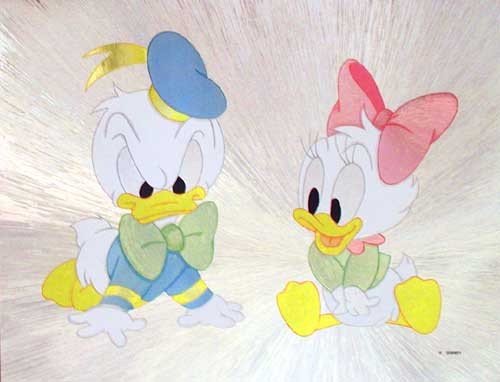 Donald, Daisy Baby Bild