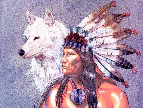 Chief und White Wolf by Gary Ampel *