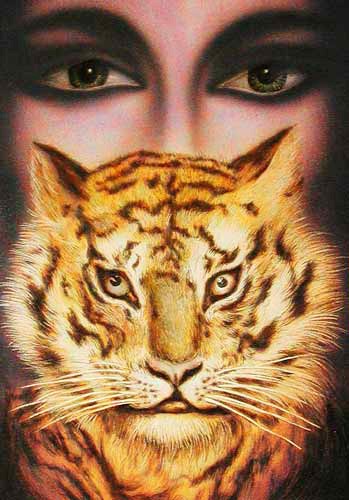 Eyes and a Tiger by Klaus Holitzka