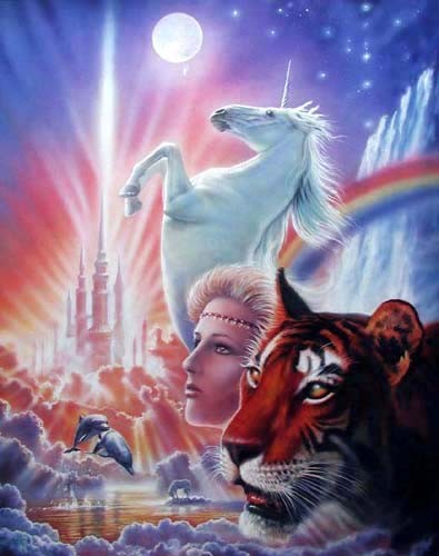 Königreich der Fantasie, Fantasy Kingdom Poster von Sue Dawe