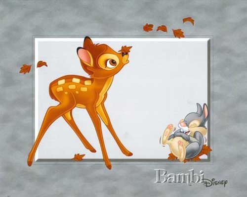 Bambi und Klopfer Poster 40x50