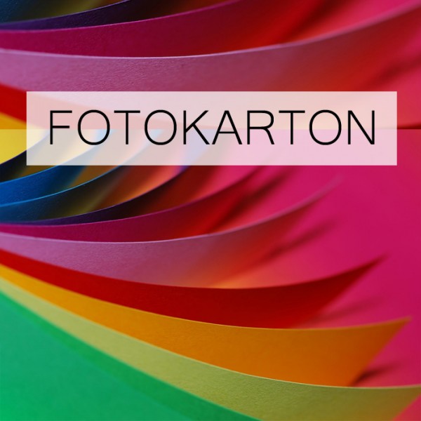 Fotokarton bunt