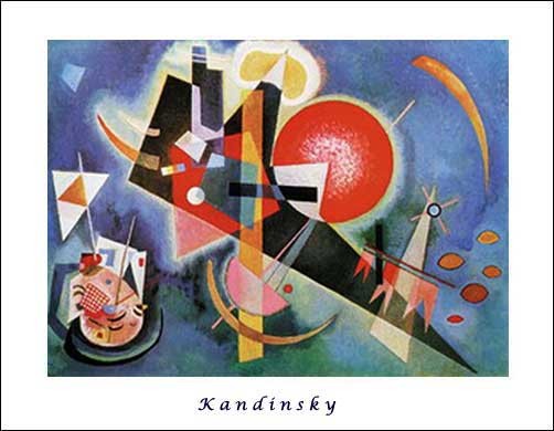 Kunstdruck 56x71 cm: Im Blau 1925 von Kandinsky Wassily
