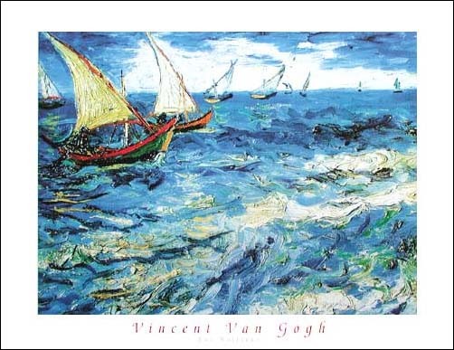 Kunstdruck 56x71 cm: Les Voiliers * von Van Gogh Vincent