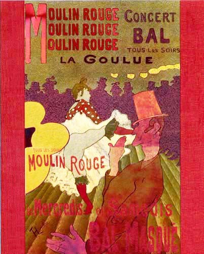 Moulin Rouge Alu Poster