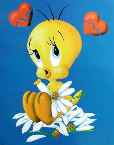 Tweety in Love Poster 40x50 cm