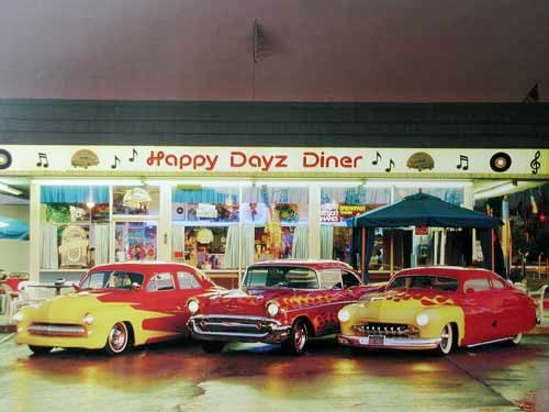 Oldtimer beim Happy Days Diner