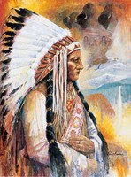 Sitting Bull by Ruane Manning Sitting Bull by Ruane Manning