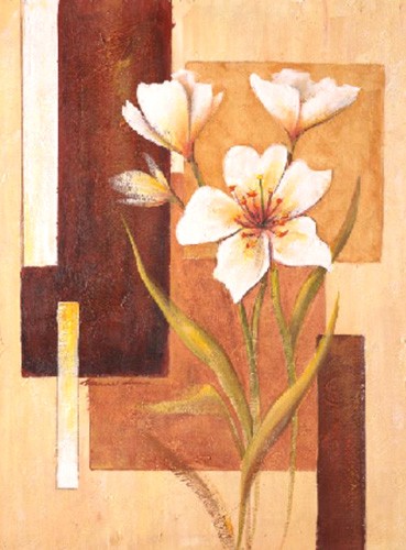Flores Sobre Abstracto, Manuel Luna
