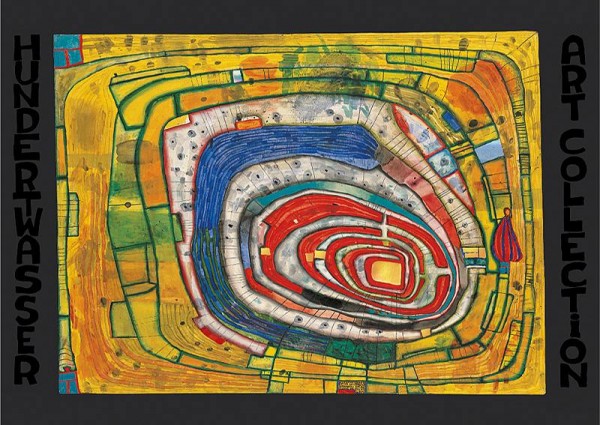 Hundertwasser Bild Insel im Gelben Meer