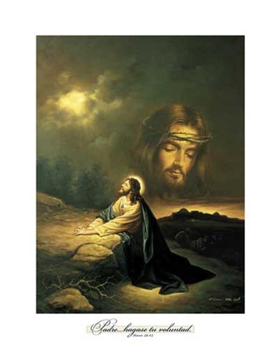 Jesus beim Beten- Kunstdruck