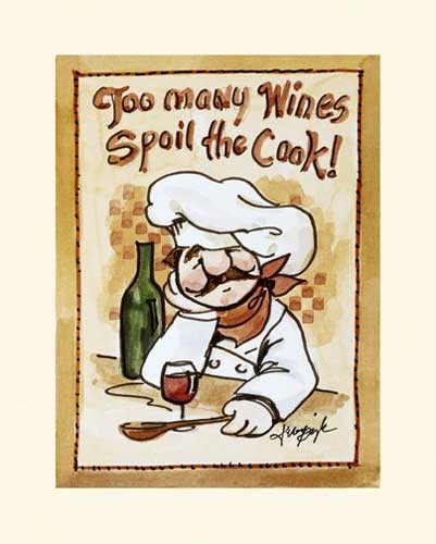 Too Many Wines Spoil the Cook!