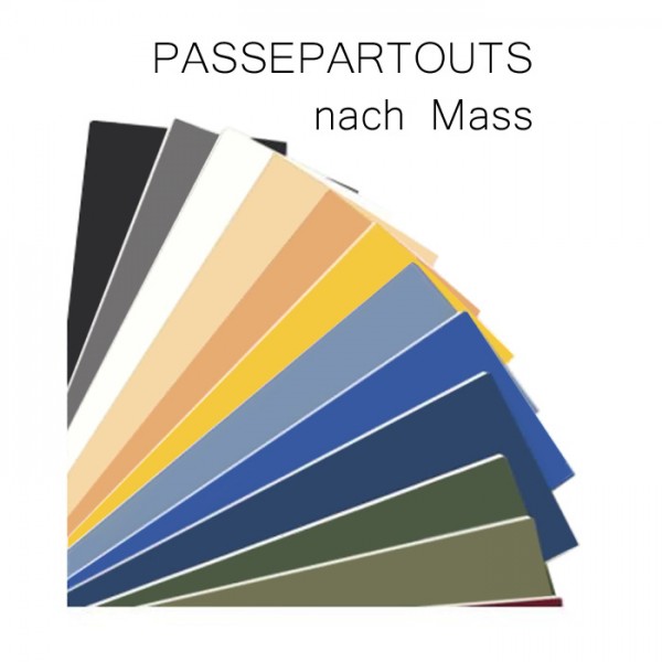 Farbige Standard Passepartouts nach Maß