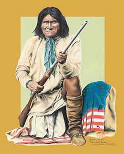 Geronimo, 1829-1909, Chef des Apaches Chiricahuas