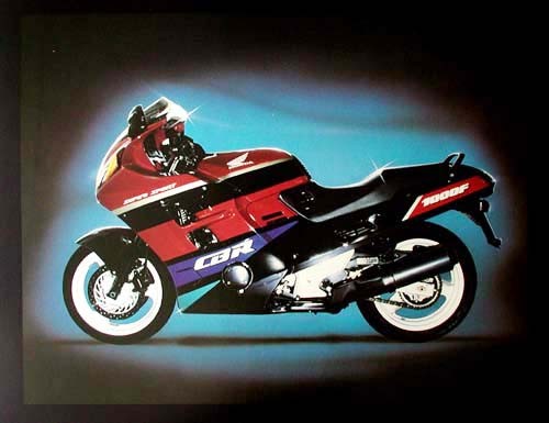 Honda CBR 1000 F, rot Poster