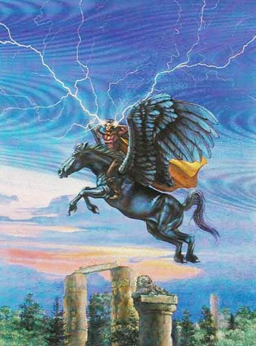 Pegasus Dufex Alubild 16x21 cm: City of the Sorceres von Carol Heyer