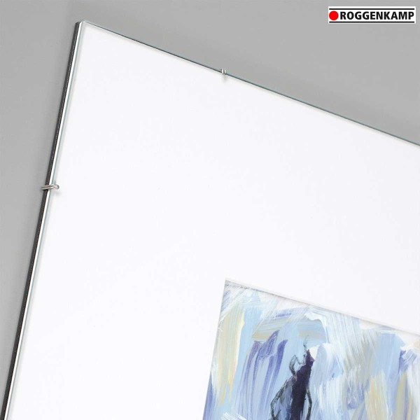 Roggenkamp Wechsel- Bildhalter, rahmenlos, randlos, Bildträger 50 x 150 cm