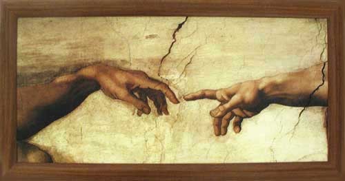 Hände, Creation of Adam