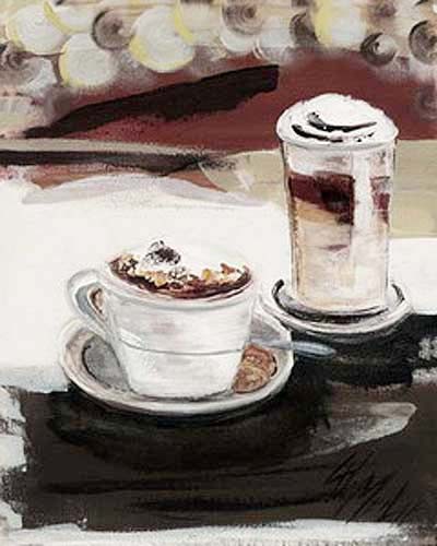 Cappuccino und Milchkaffee