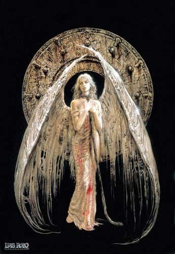 White Angel Luis Royo Poster 40x50 cm