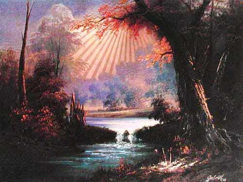 Landschaft by Gabriel