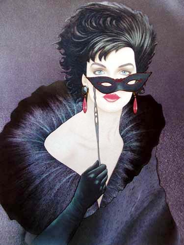 Lady in Black II by Michael Woodward