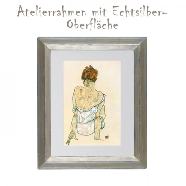 Echtsilber-Rahmen 30x40 cm mit Passepartout