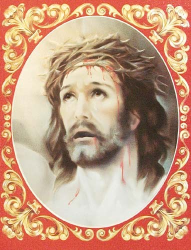 Jesus Dufex Alubild 16x21 cm
