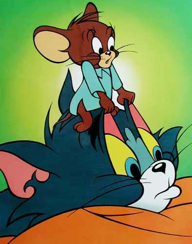Tom und Jerry Grün Poster