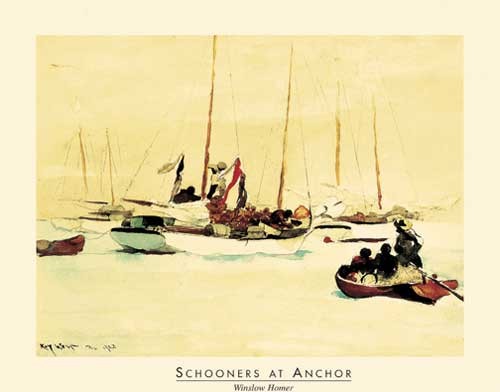 Schnooners at Anchor