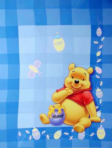 Winnie Puuh mit Honigfass Poster 40x50 cm