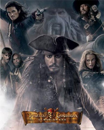 Fluch der Karibik, Montage Poster 40x50