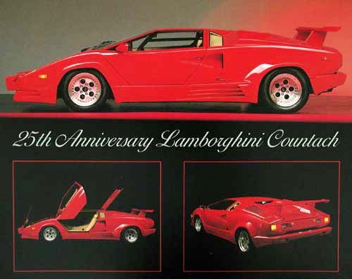 25th Anniversary Lamborghini Contach