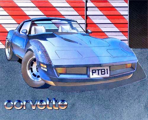 Corvette blau