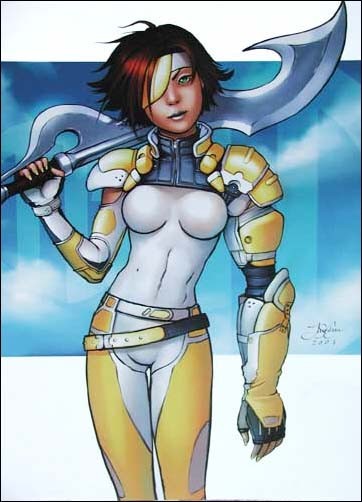 Poster 40x50 cm: Blade by Jason Chan