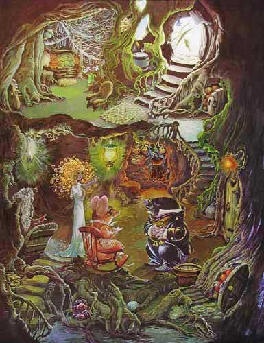 Mr. Mole Proposes to Thumbelina by Janet and Anne Grahame Johnstone