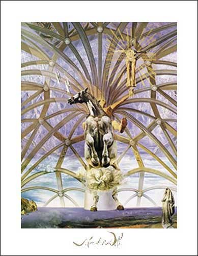 Kunstdruck / Poster 40x50 cm: Santiago el Grande, Dali Salvador