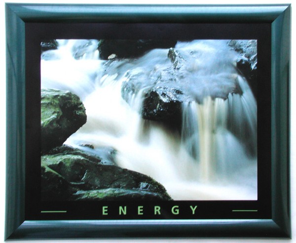 Wandbild Motivation Wasserfall Energie