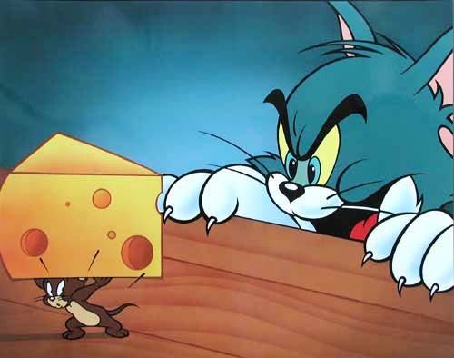 Poster 40x50 cm: Tom und Jerry - Alles Käse