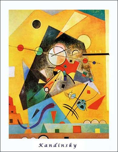 Kunstdruck 56x71 cm: Harmonie Tranquille, Kandinsky Wassily