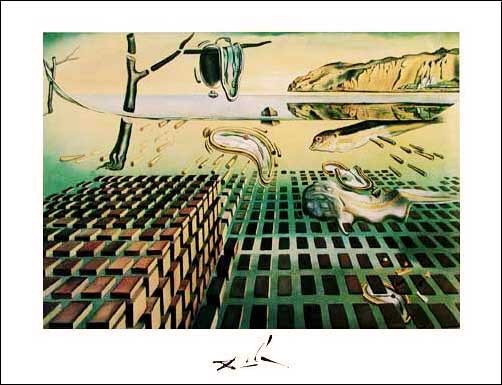 Kunstdruck 40x50 cm: Disintegration of the Persistence of Memory, Dali Salvador
