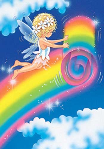 Rainbow Fairy Alu Effekt Bild