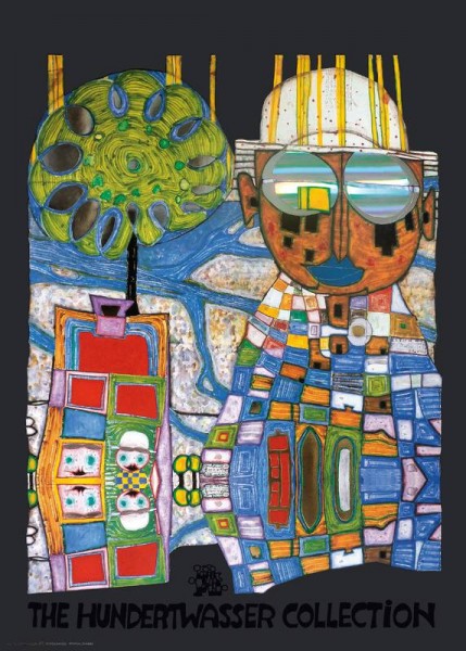 Tropenchinese Hundertwasser Kunstdruck